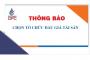 Thông báo chọn tổ chức đấu giá tài sản